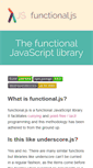 Mobile Screenshot of functionaljs.com